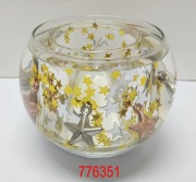 Glass Candle Holder