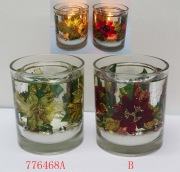 Glass Candle Holder