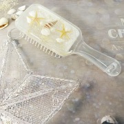 Acrylic Square Hair Brush Paddle Holder 
