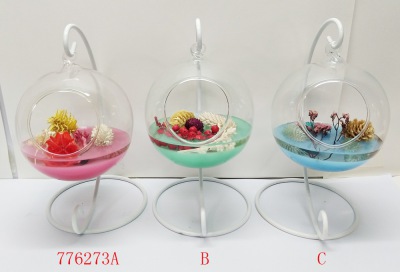 Glass Bulb Filled Jelly Aroma Glass,Filled,Jelly,Ornament