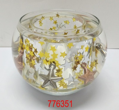 Glass Candle Holder 