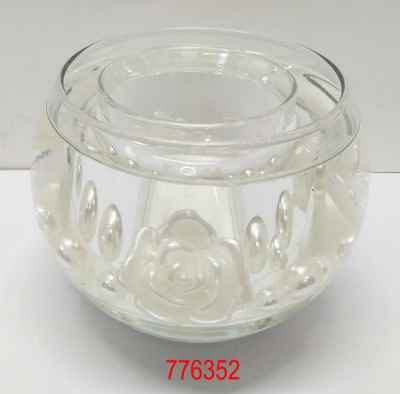 Glass Candle Holder 