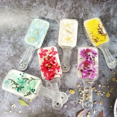 Acrylic Square Hair Brush Paddle Holder  Metal,Lantern,Glass,Holder